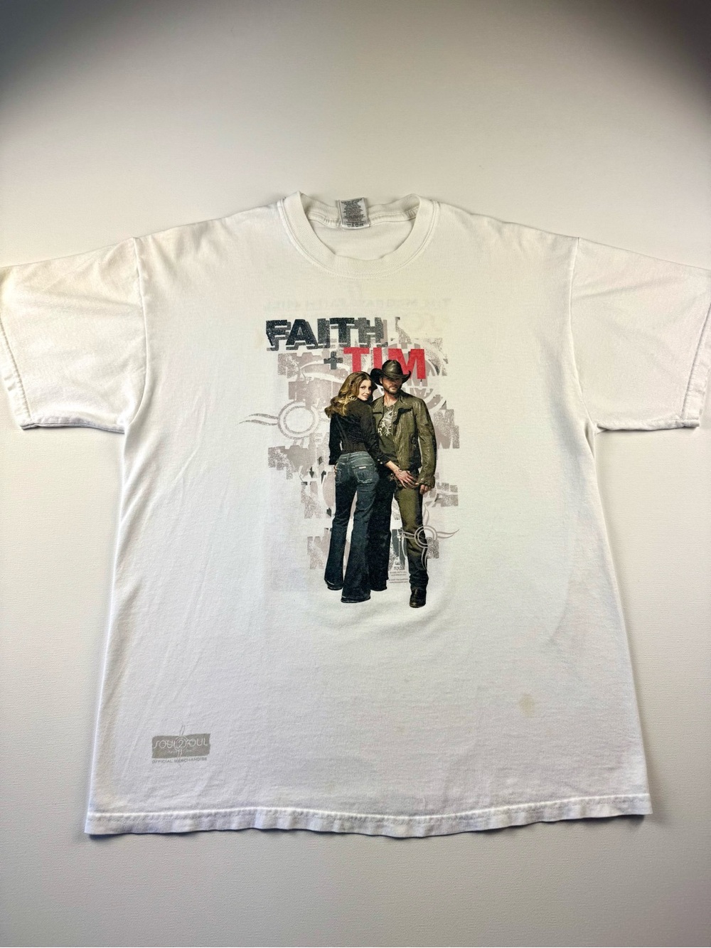Vintage 2006 Faith Hill Tim McGraw Soul 2 Tour Tee T Shirt Country Music Band - Picture 1 of 11